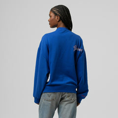 Atlanta Braves Women's Cooperstown Collection Crewneck Sweatshirt Royal
