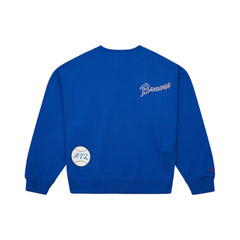 Atlanta Braves Women's Cooperstown Collection Crewneck Sweatshirt Royal