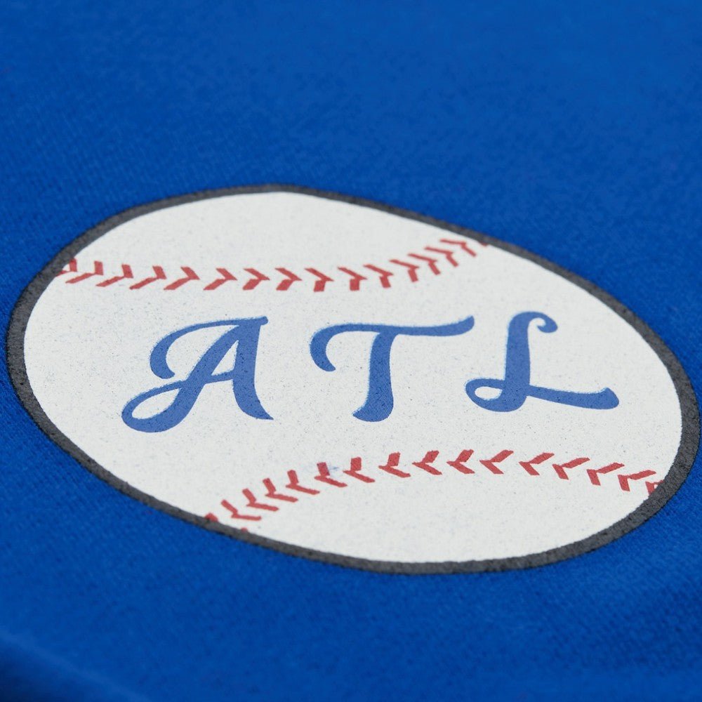 Atlanta Braves Women's Cooperstown Collection Crewneck Sweatshirt Royal