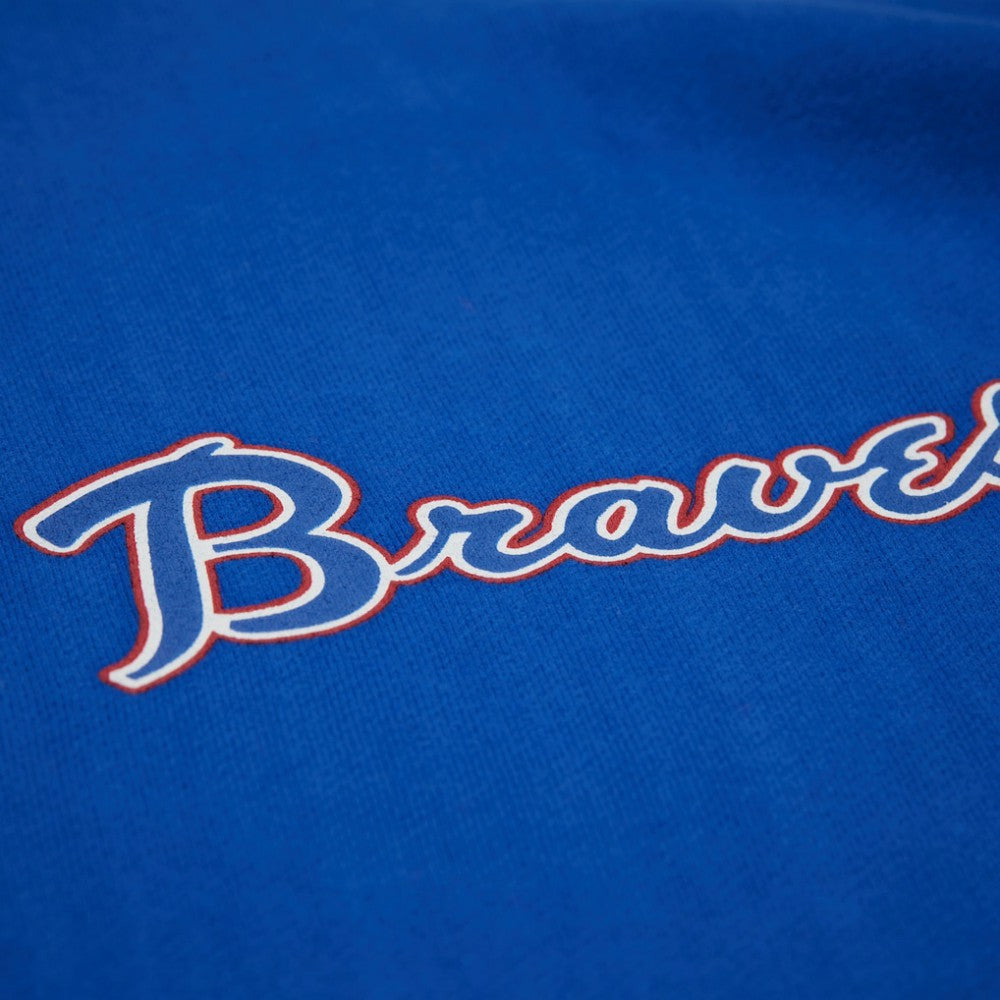Atlanta Braves Women's Cooperstown Collection Crewneck Sweatshirt Royal