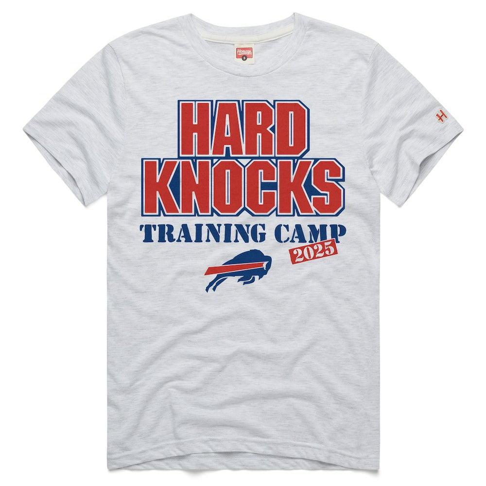 Buffalo Bills Homage 2025 Hard Knocks Training Camp Tri-Blend T-Shirt - Ash cheap