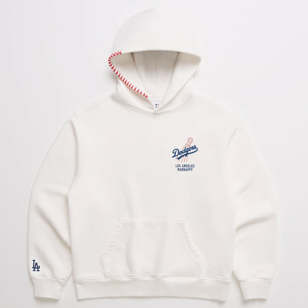 Los Angeles Dodgers Madhappy x MLB Unisex Heavyweight Fleece Hoodie White