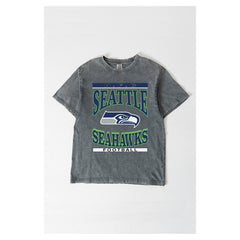 Seattle Seahawks Gameday Couture Women's Oversized Classic Grind Washed T-Shirt - Gray online