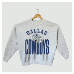 Dallas Cowboys Gameday Couture Women's Fierce Focus Premium Oversized Fleece Pullover Sweatshirt - Ash online