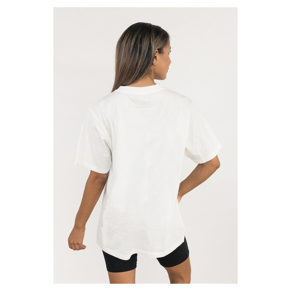 Washington Commanders Gameday Couture Women's Oversized Classic Fierce Focus T-Shirt - White sale