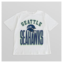 Seattle Seahawks Gameday Couture Women's Oversized Classic Fierce Focus T-Shirt - White sale