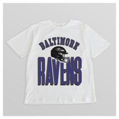 Baltimore Ravens Gameday Couture Women's Oversized Classic Fierce Focus T-Shirt - White online