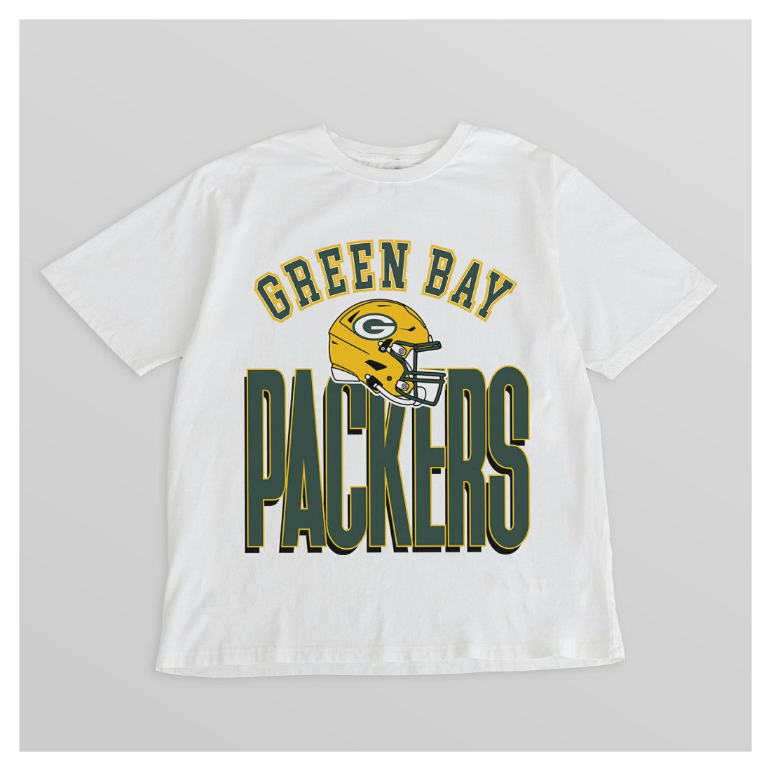 Green Bay Packers Gameday Couture Women's Oversized Classic Fierce Focus T-Shirt - White on sale