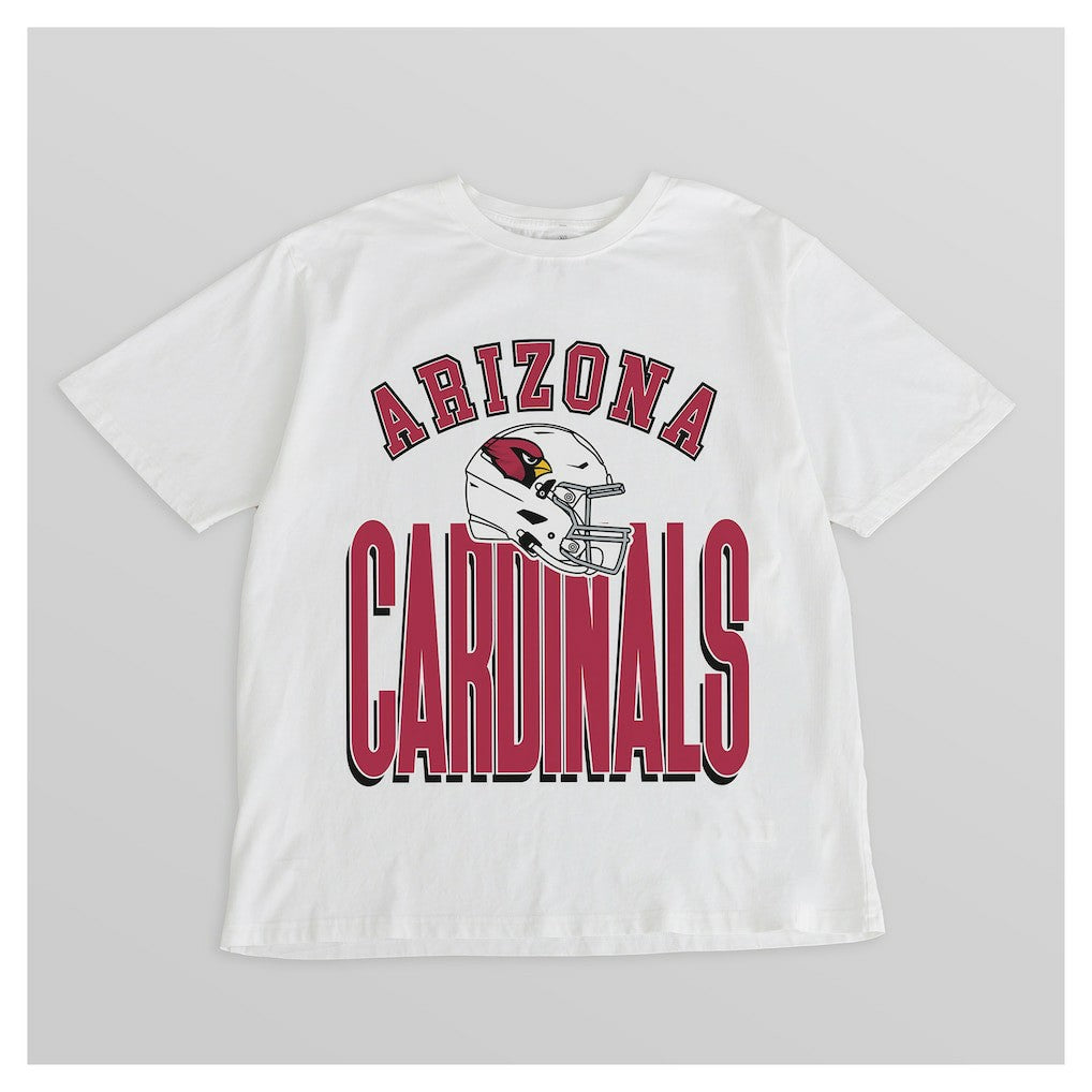 Arizona Cardinals Gameday Couture Women's Oversized Classic Fierce Focus T-Shirt - White online