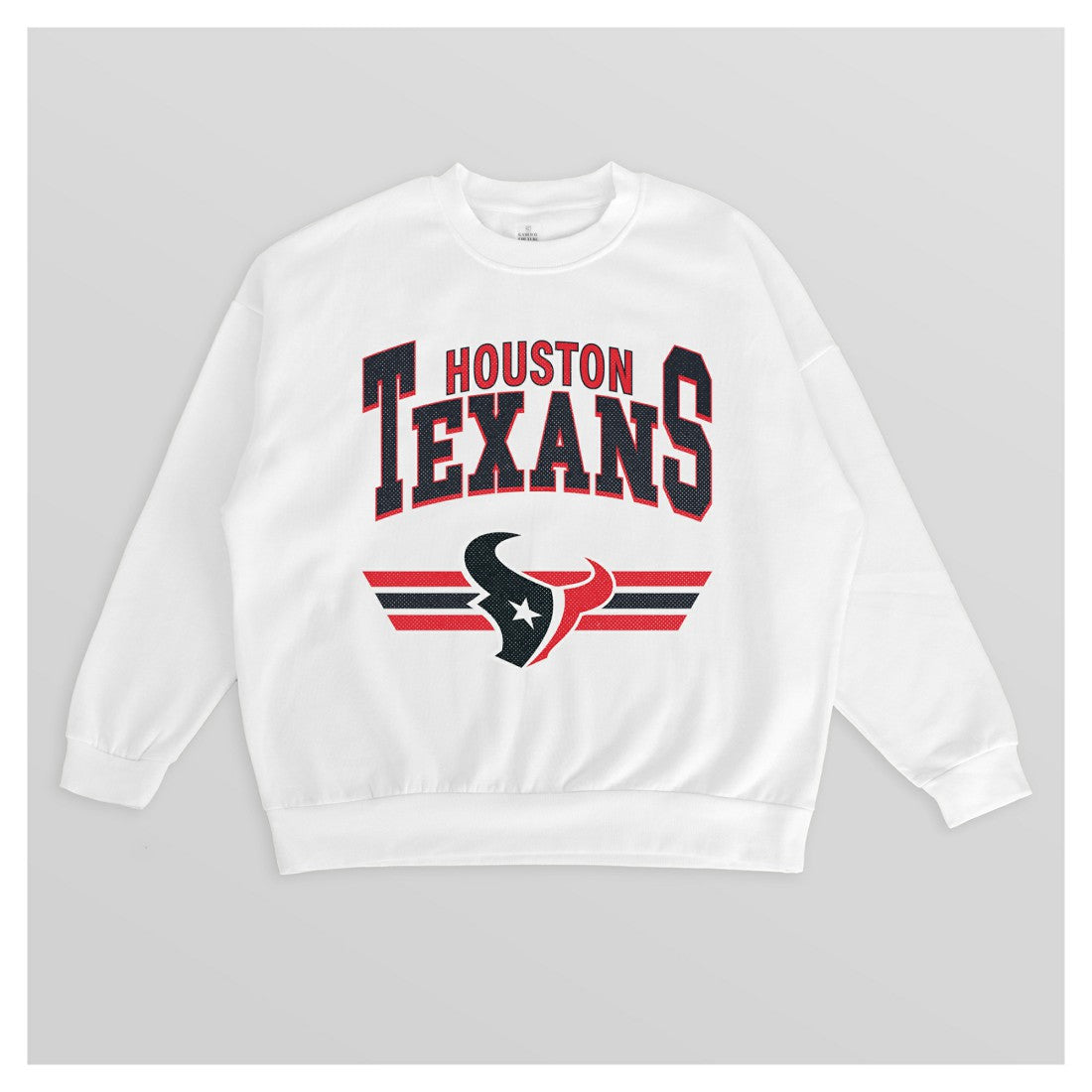 Houston Texans Gameday Couture Women's Swift Strike Premium Oversized Fleece Pullover Sweatshirt - White outlet