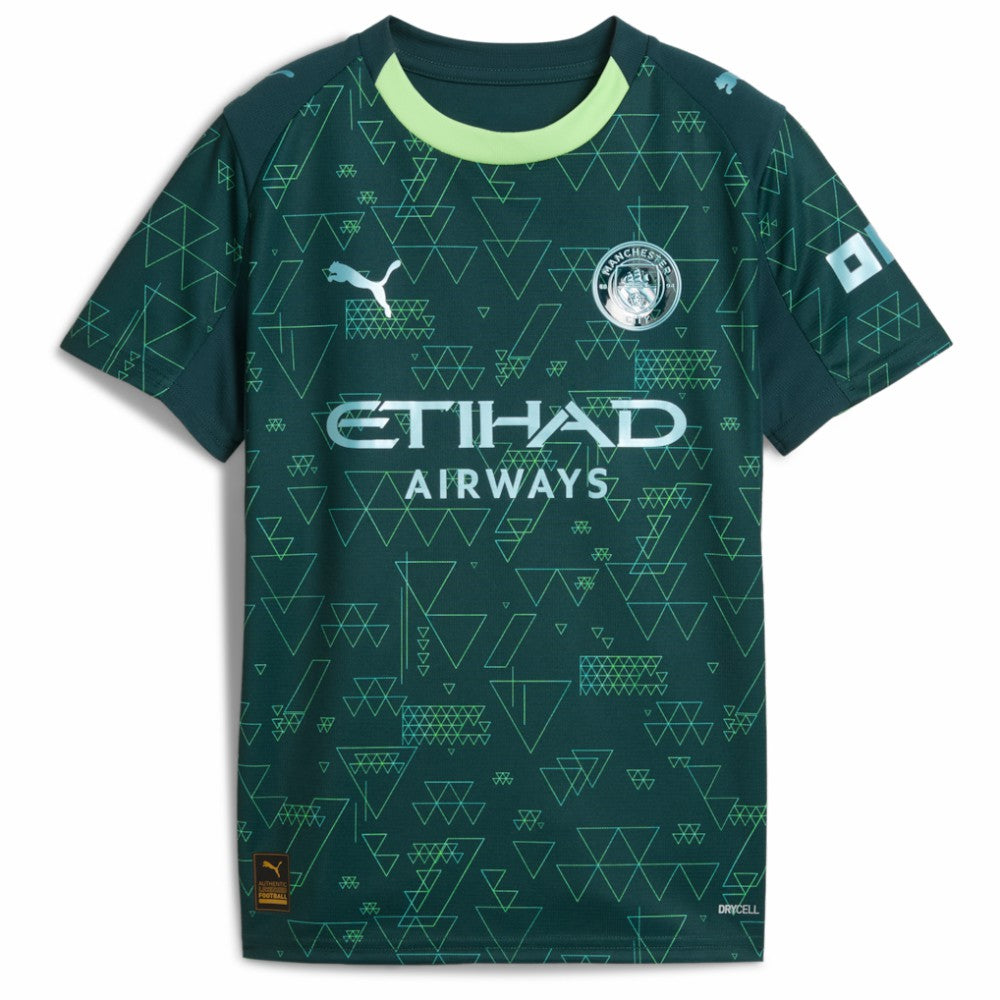 Manchester City x EA SPORTS FC Youth 2025/26 Fourth Jersey - Green on sale