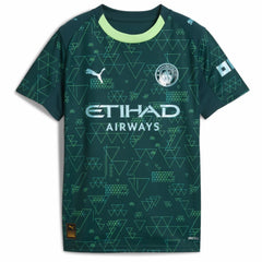 Manchester City x EA SPORTS FC Youth 2025/26 Fourth Jersey - Green on sale