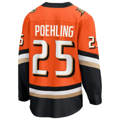 Ryan Poehling Anaheim Ducks Fanatics Home Breakaway Jersey - Orange Jerseys