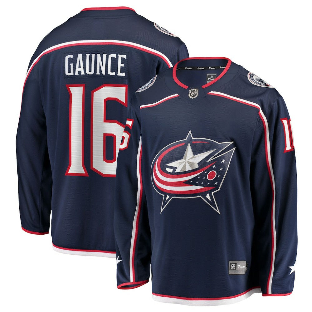 Brendan Gaunce Columbus Blue Jackets Fanatics Home Breakaway Jersey - Navy Jerseys