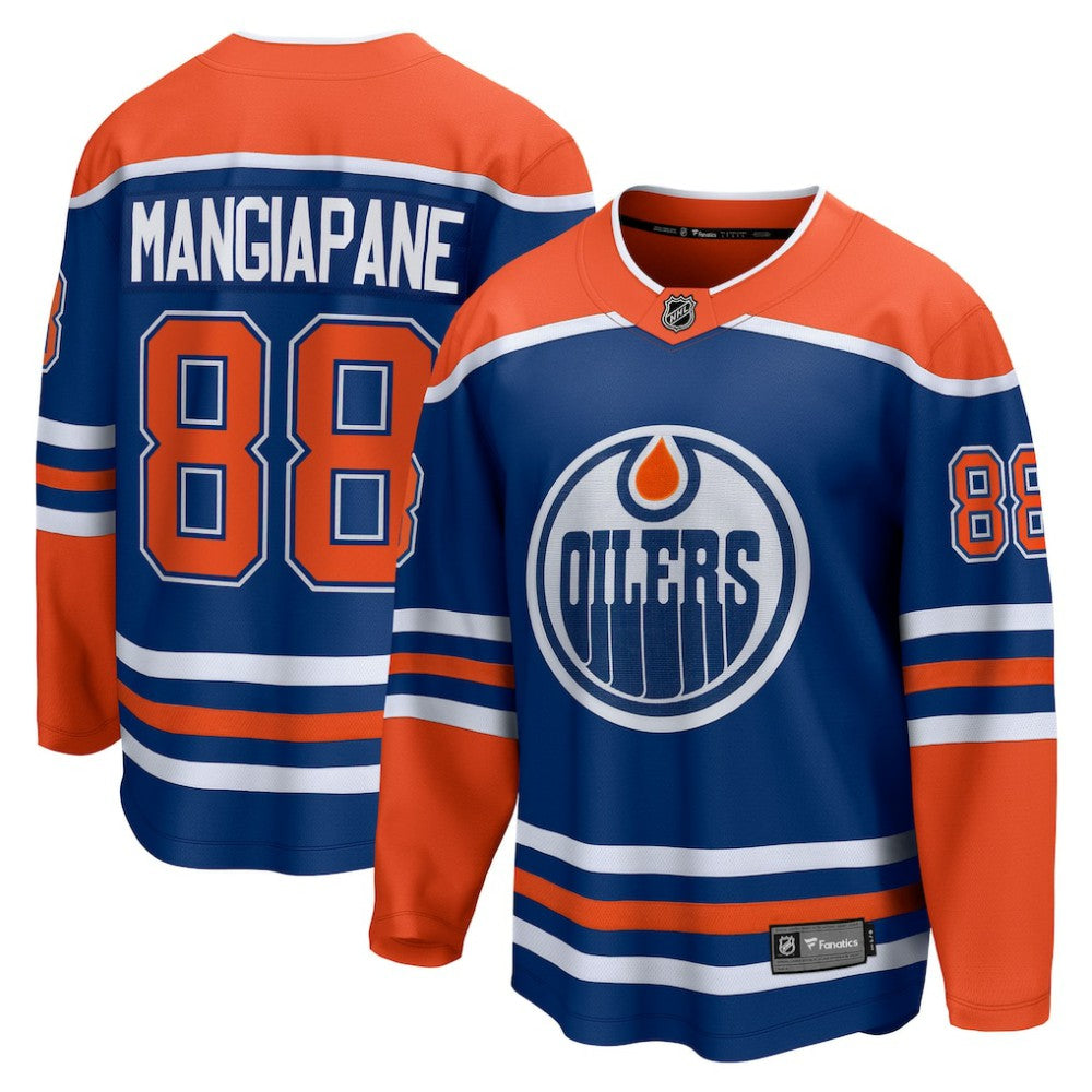 Andrew Mangiapane Edmonton Oilers Fanatics Home Breakaway Jersey - Royal Jerseys