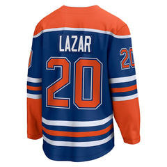 Curtis Lazar Edmonton Oilers Fanatics Home Breakaway Jersey - Royal Jerseys