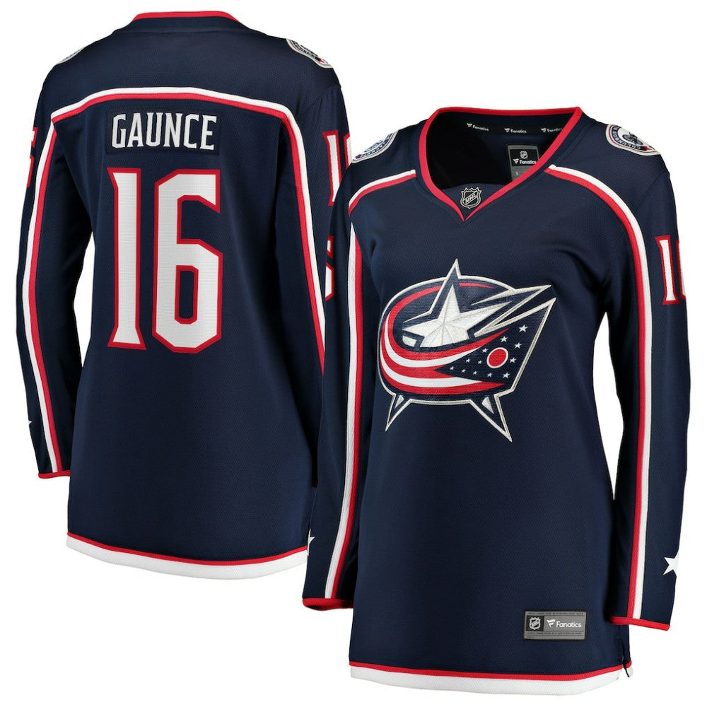 Brendan Gaunce Columbus Blue Jackets Fanatics Women's Home Breakaway Jersey - Navy Jerseys
