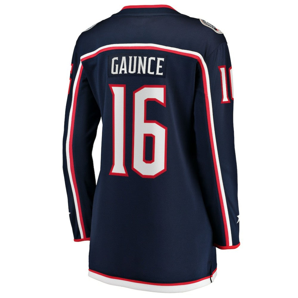 Brendan Gaunce Columbus Blue Jackets Fanatics Women's Home Breakaway Jersey - Navy Jerseys