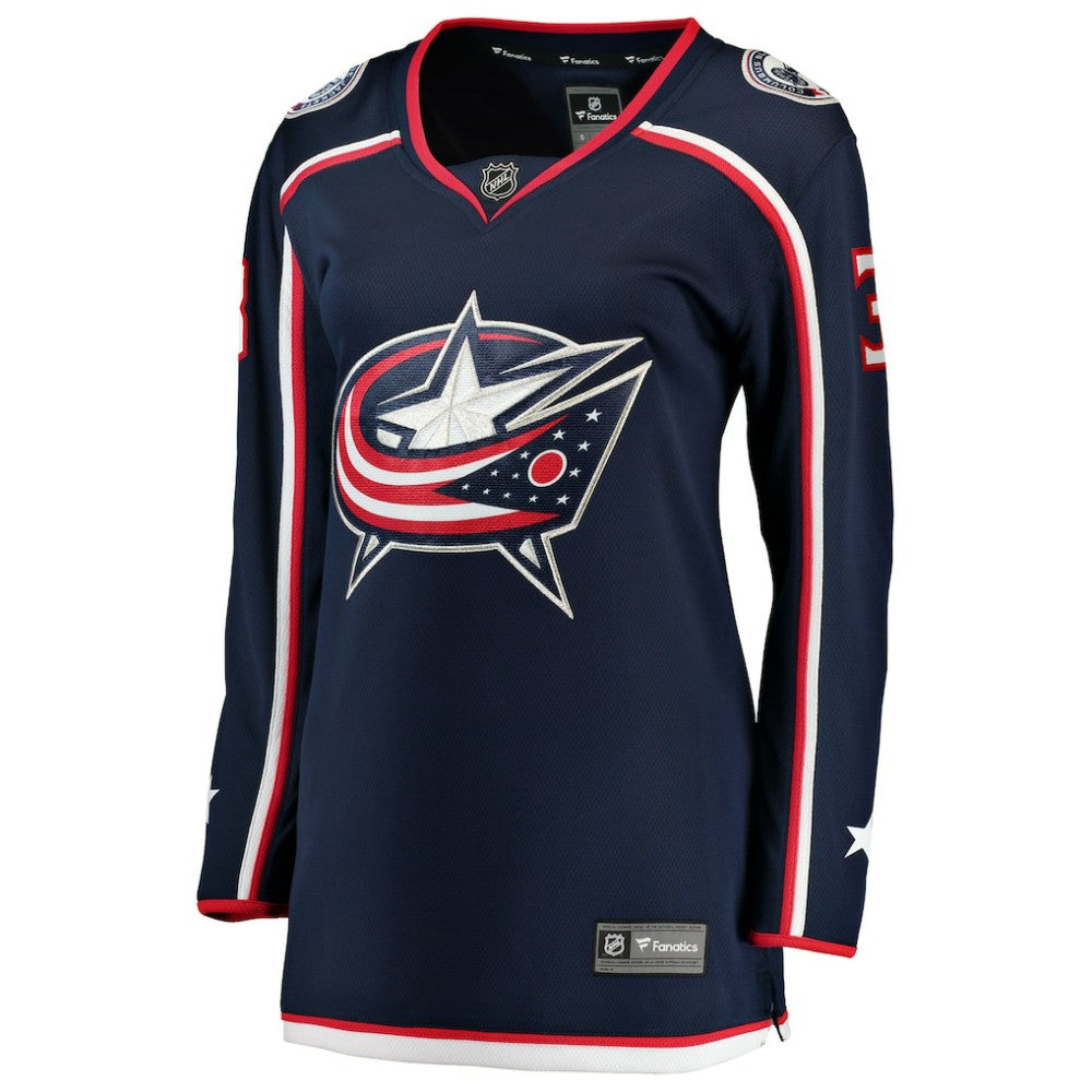 Charlie Coyle Columbus Blue Jackets Fanatics Women's Home Breakaway Jersey - Navy Jerseys