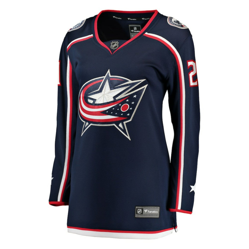 Isac Lundestrom Columbus Blue Jackets Fanatics Women's Home Breakaway Jersey - Navy Jerseys