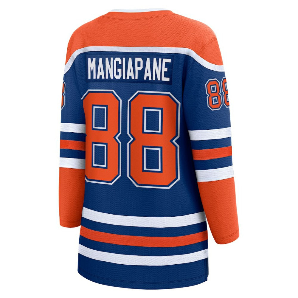 Andrew Mangiapane Edmonton Oilers Fanatics Women's Home Breakaway Jersey - Royal Jerseys