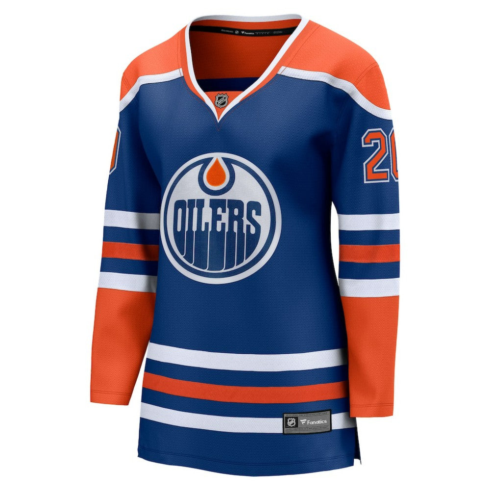 Curtis Lazar Edmonton Oilers Fanatics Women's Home Breakaway Jersey - Royal Jerseys