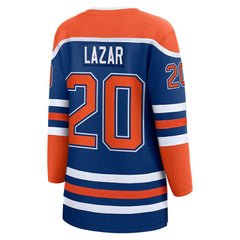 Curtis Lazar Edmonton Oilers Fanatics Women's Home Breakaway Jersey - Royal Jerseys