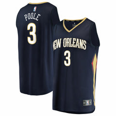 Jordan Poole New Orleans Pelicans Fast Break Replica Jersey - Navy - Icon Edition shop