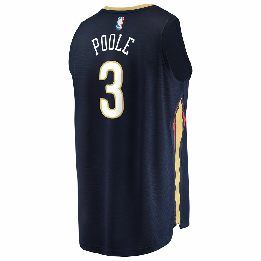 Jordan Poole New Orleans Pelicans Youth Fast Break Replica Jersey - Navy - Icon Edition on sale