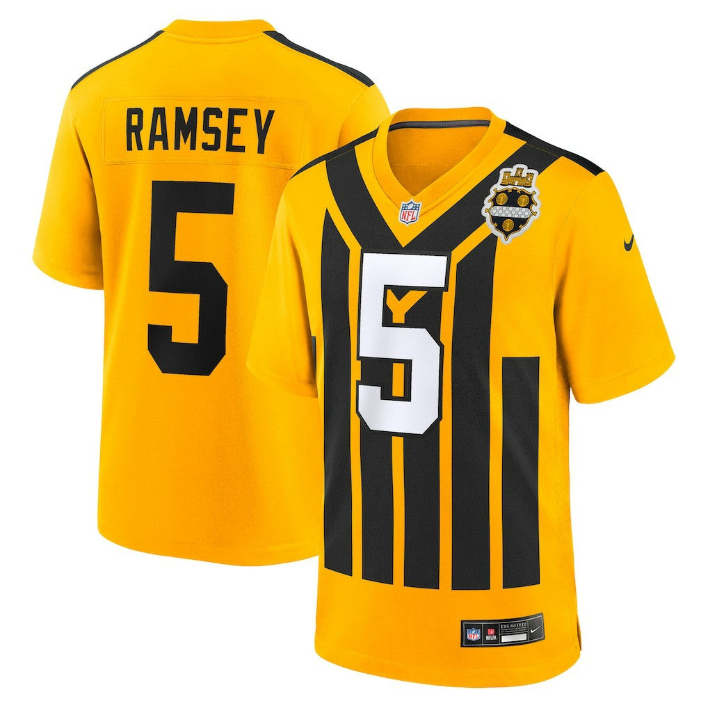 Jalen Ramsey Pittsburgh Steelers Alternate 1933 Throwback Game Jersey - Gold for sale