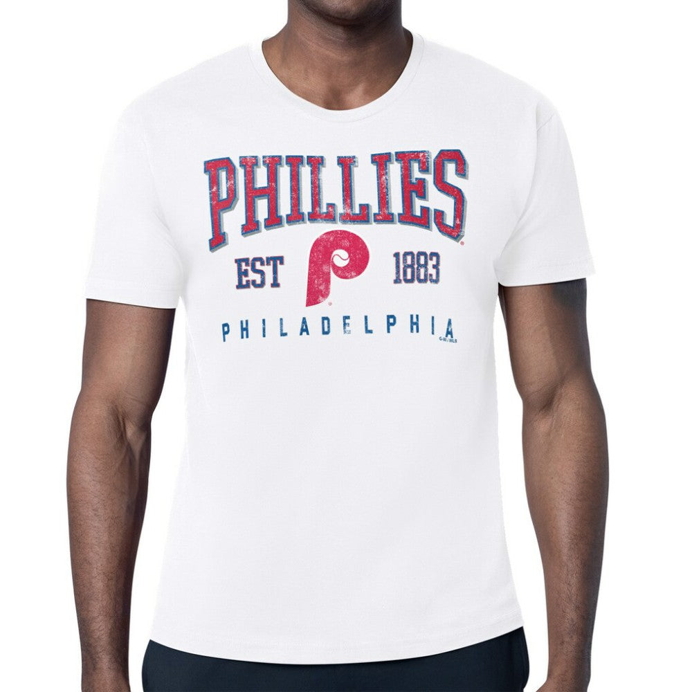 Philadelphia Phillies Starter Distressed Logo T-Shirt White