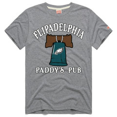Philadelphia Eagles x It's Always Sunny in Philadelphia Homage Unisex Flipadelphia Paddy's Pub Tri-Blend T-Shirt - Gray outlet