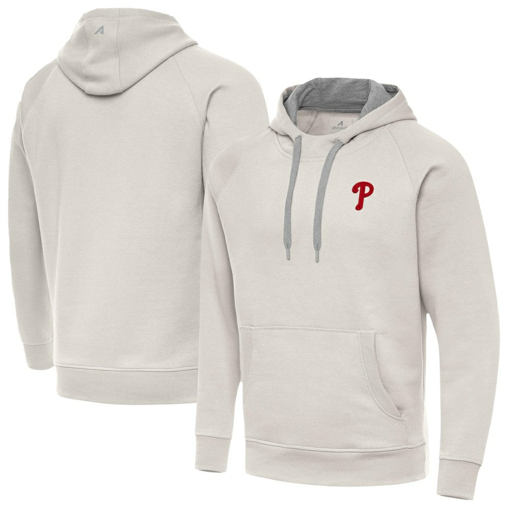 Philadelphia Phillies Antigua Victory Pullover Hoodie Cream