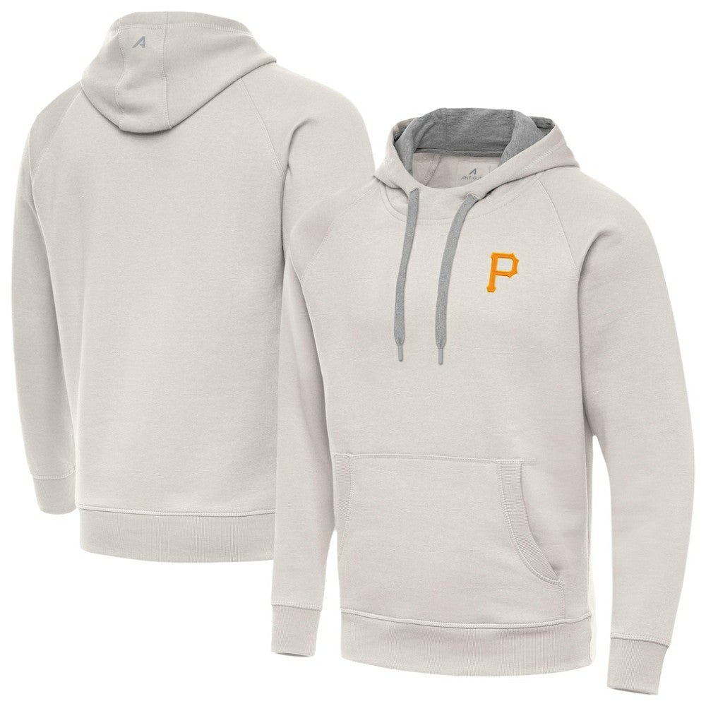 Pittsburgh Pirates Antigua Victory Pullover Hoodie Cream