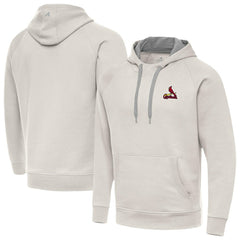 St. Louis Cardinals Antigua Victory Pullover Hoodie Cream