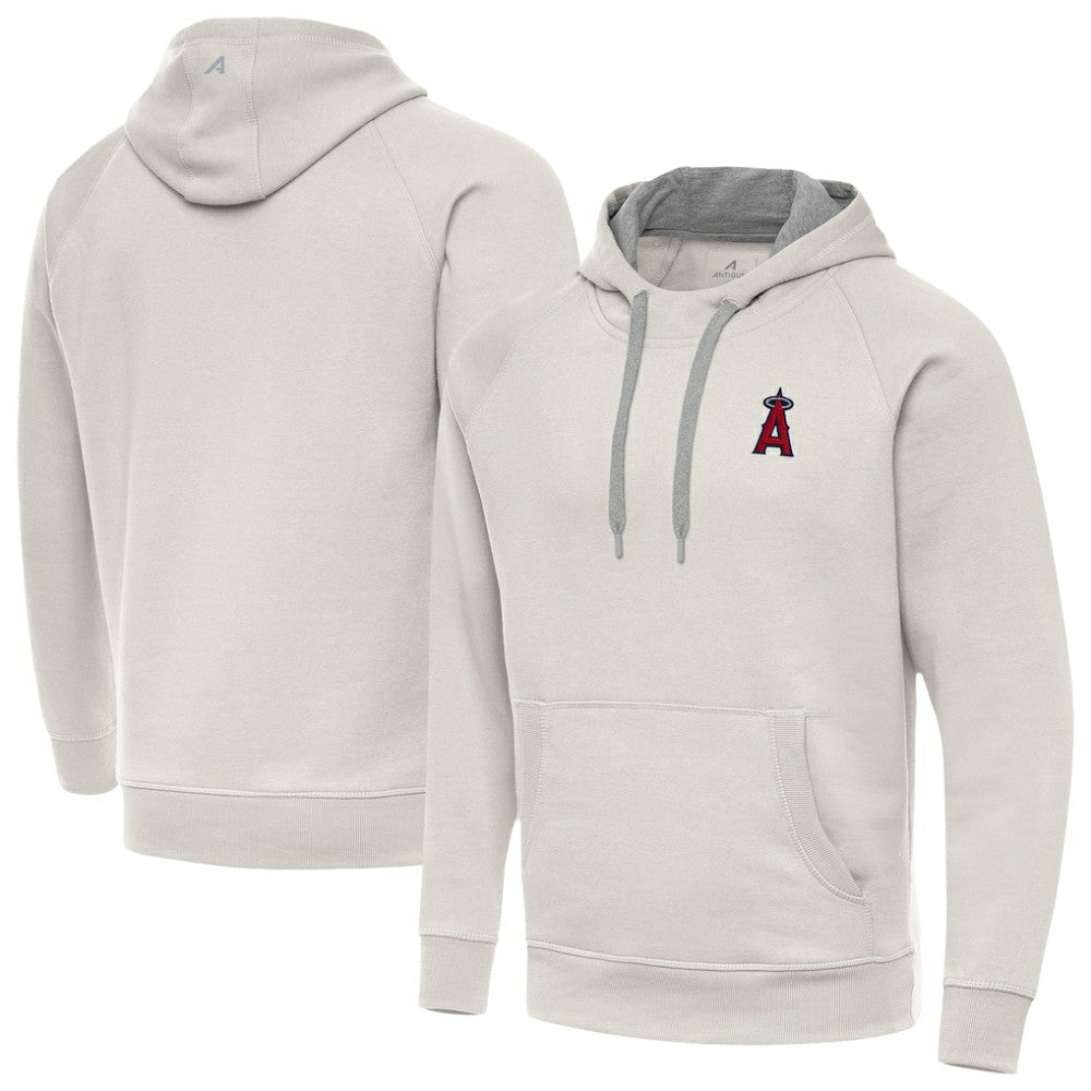 Los Angeles Angels Antigua Victory Pullover Hoodie Cream