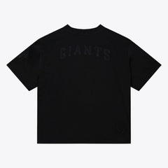 San Francisco Giants Women's Cooperstown Collection Phantom Cropped T-Shirt Black