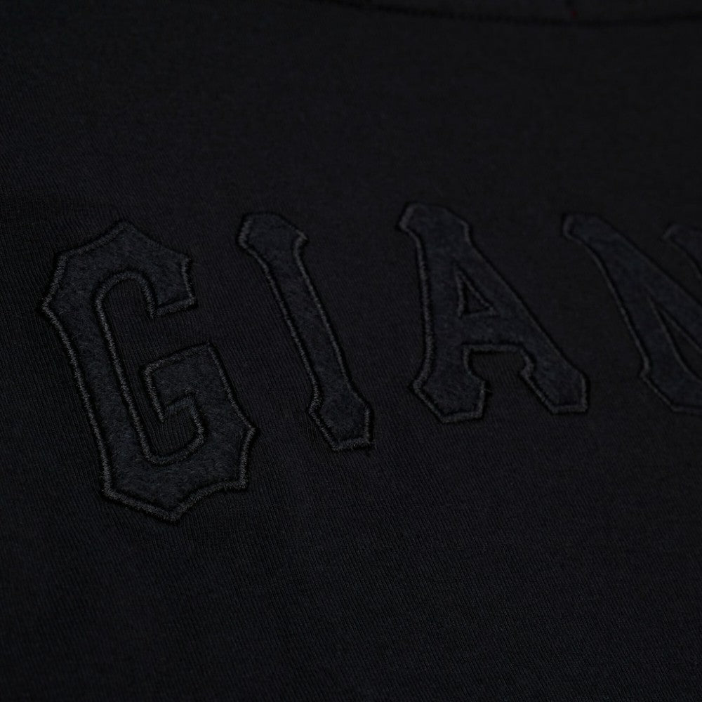 San Francisco Giants Women's Cooperstown Collection Phantom Cropped T-Shirt Black