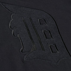 Detroit Tigers Women's Cooperstown Collection Phantom Cropped T-Shirt Black