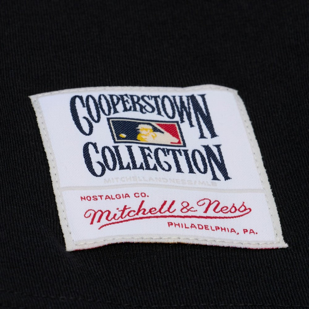 Philadelphia Phillies Women's Cooperstown Collection Phantom Cropped T-Shirt Black