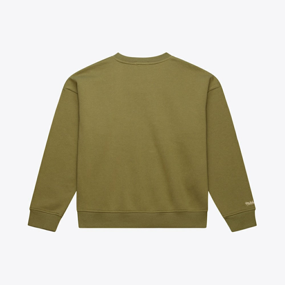 New York Yankees Women's Cooperstown Collection Fleece Sweatshirt Olive