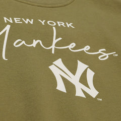 New York Yankees Women's Cooperstown Collection Fleece Sweatshirt Olive