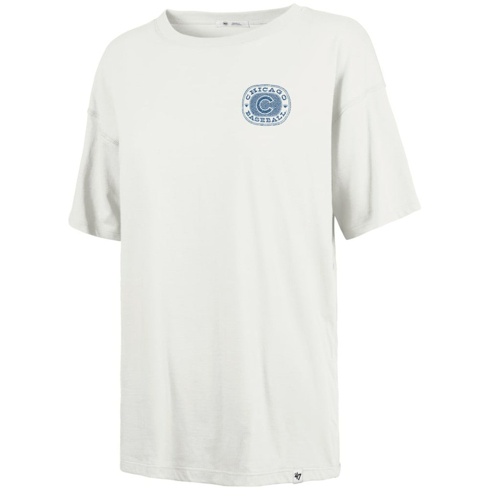 Chicago Cubs Women's Back Canyon Sadie T-Shirt Natural