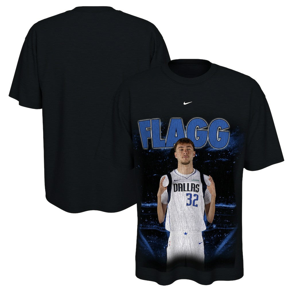 Cooper Flagg Dallas Mavericks Unisex New Faces x New Places T-Shirt sale - Black on sale