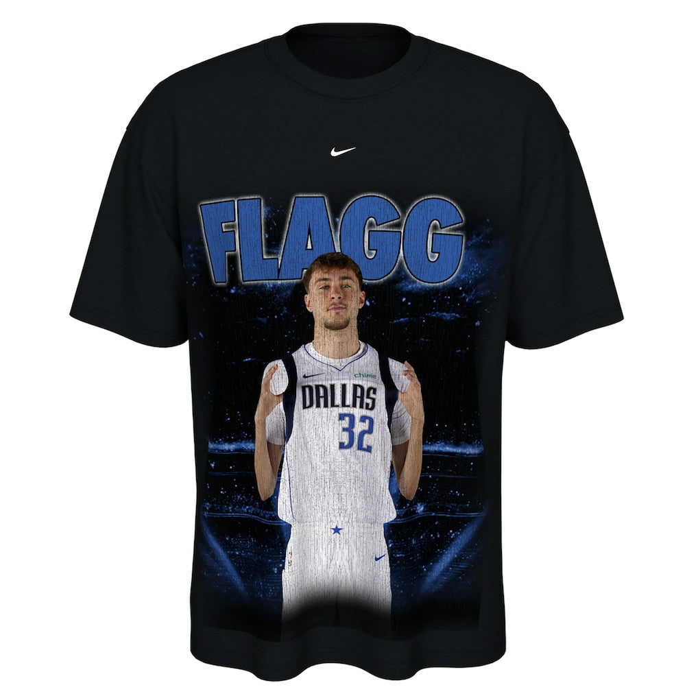 Cooper Flagg Dallas Mavericks Unisex New Faces x New Places T-Shirt sale - Black on sale