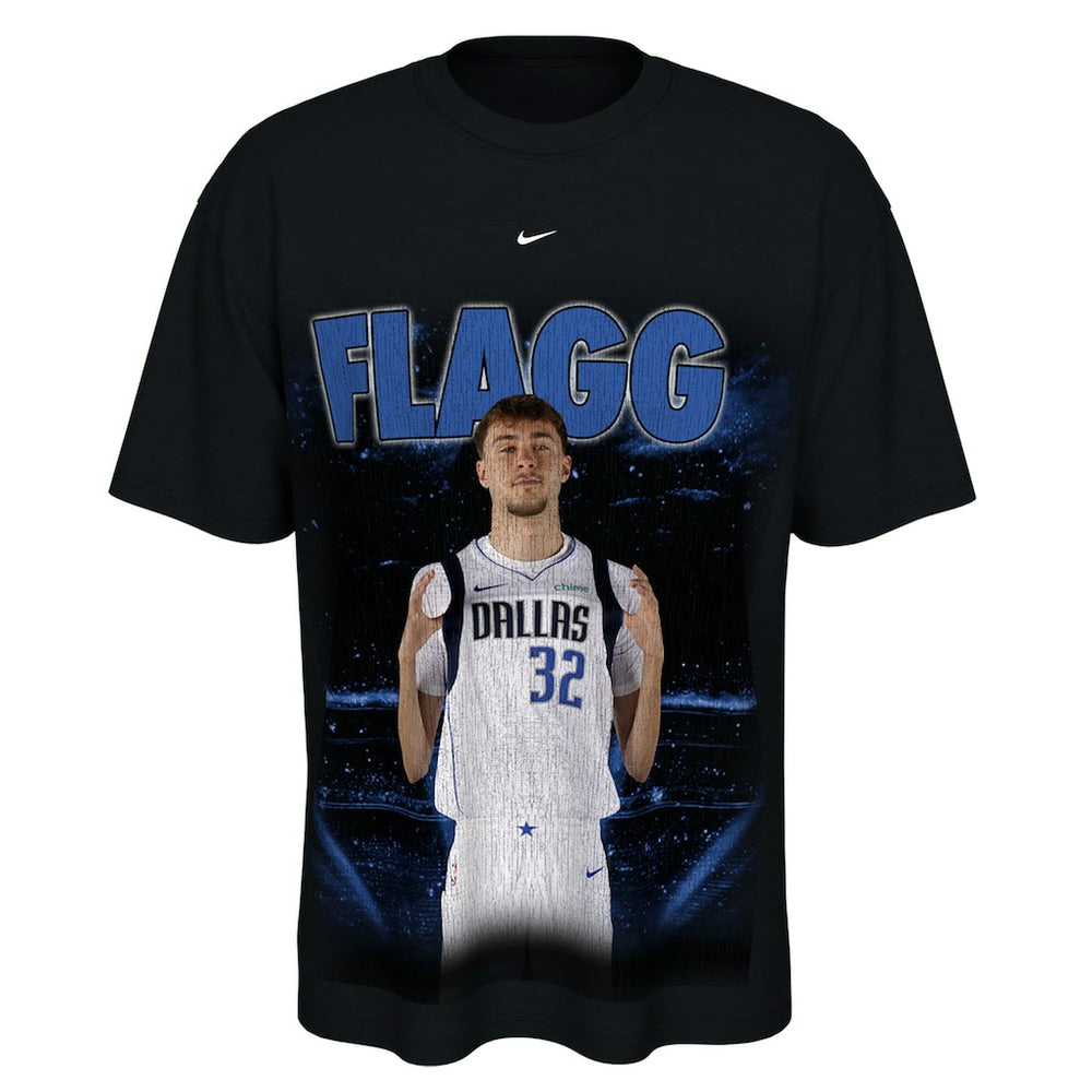 Cooper Flagg Dallas Mavericks Unisex New Faces x New Places T-Shirt sale - Black on sale