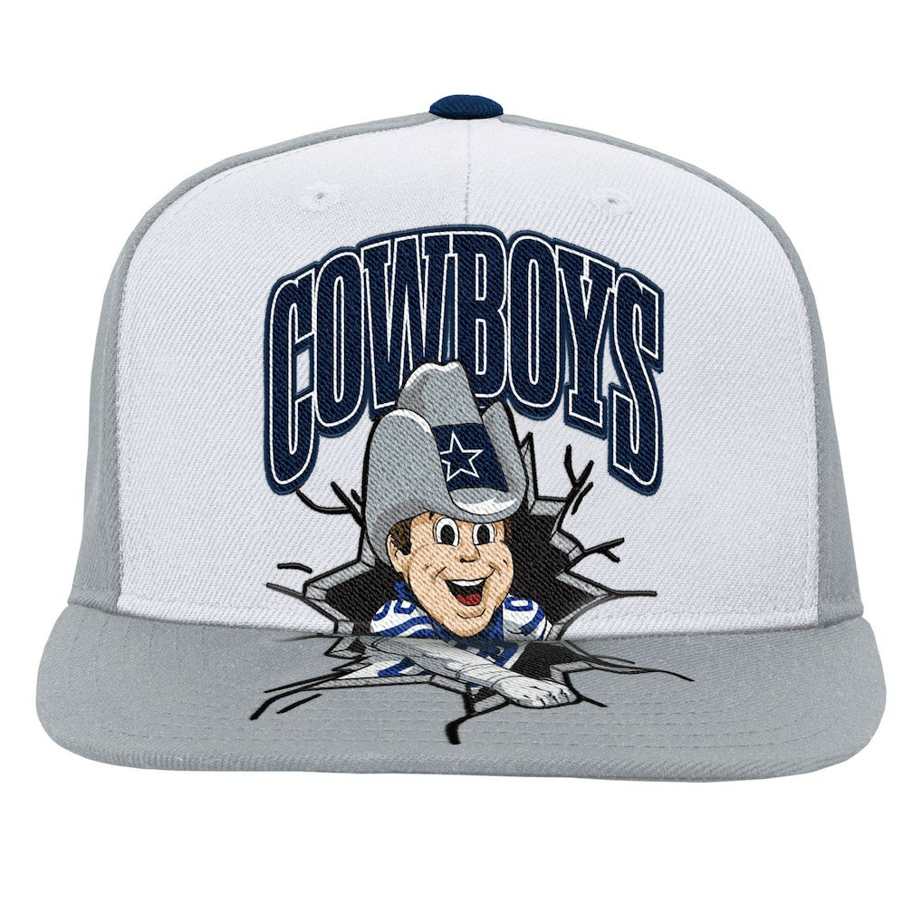 Dallas Cowboys Youth Team Mascot Snapback Hat - Gray online