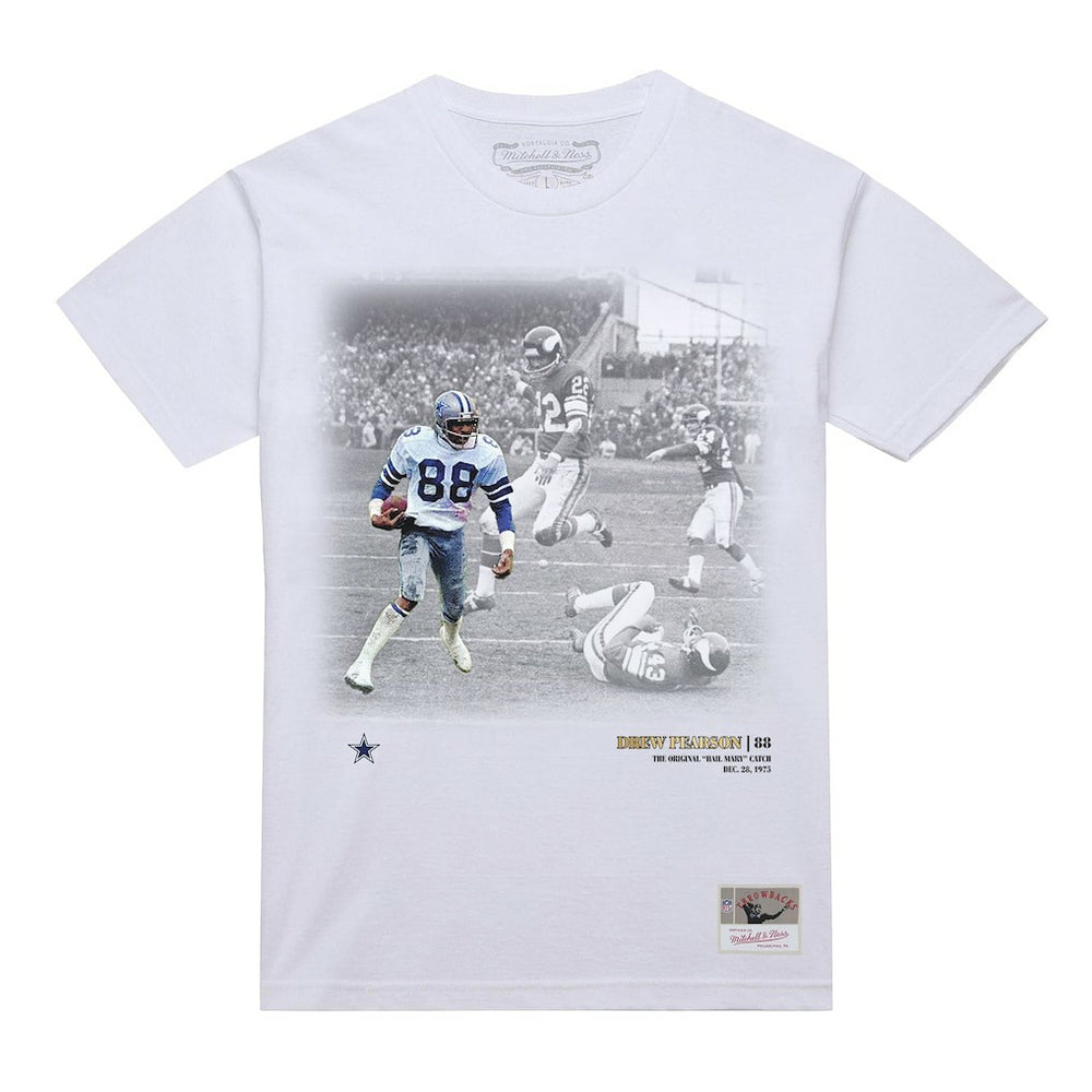 Drew Pearson Dallas Cowboys Moments T-Shirt - White discount