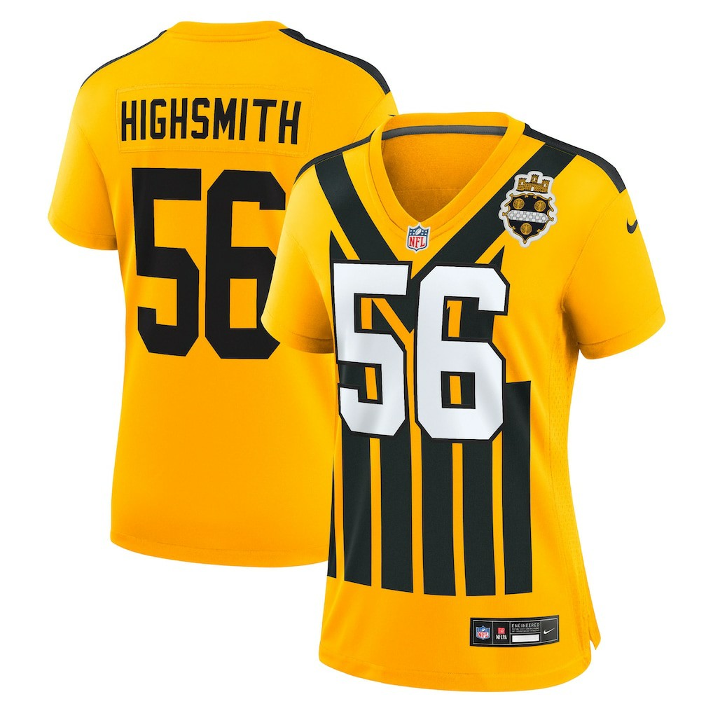 Alex Highsmith Pittsburgh Steelers Women's Alternate Game Jersey - Gold on sale