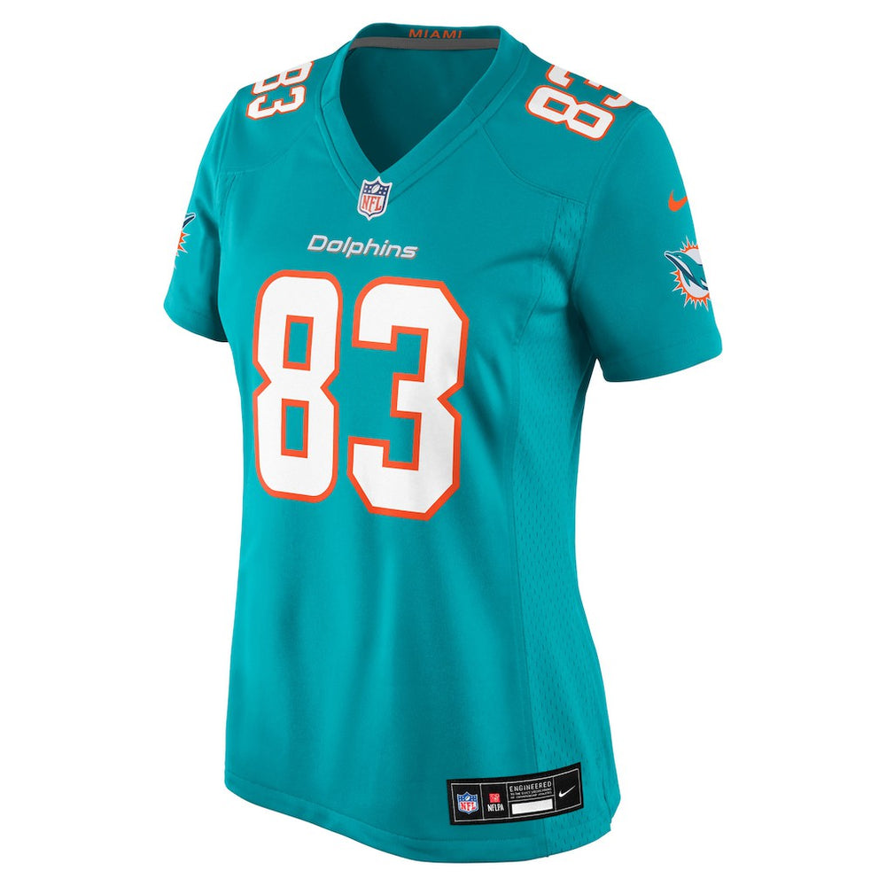 Darren Waller Miami Dolphins Women's Team Game Jersey - Aqua outlet